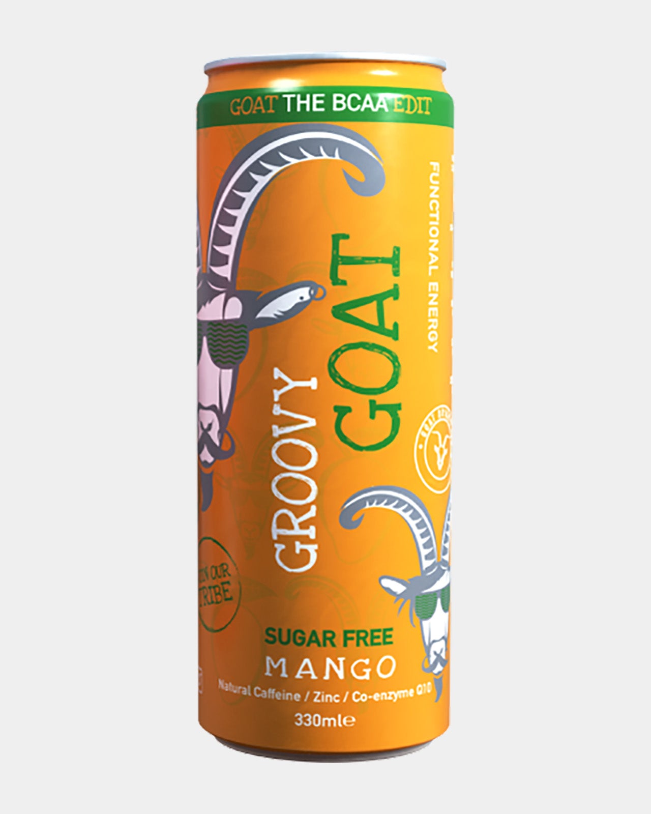Groovy Goat BCAA Edit Sugar-Free Functional Energy Drink