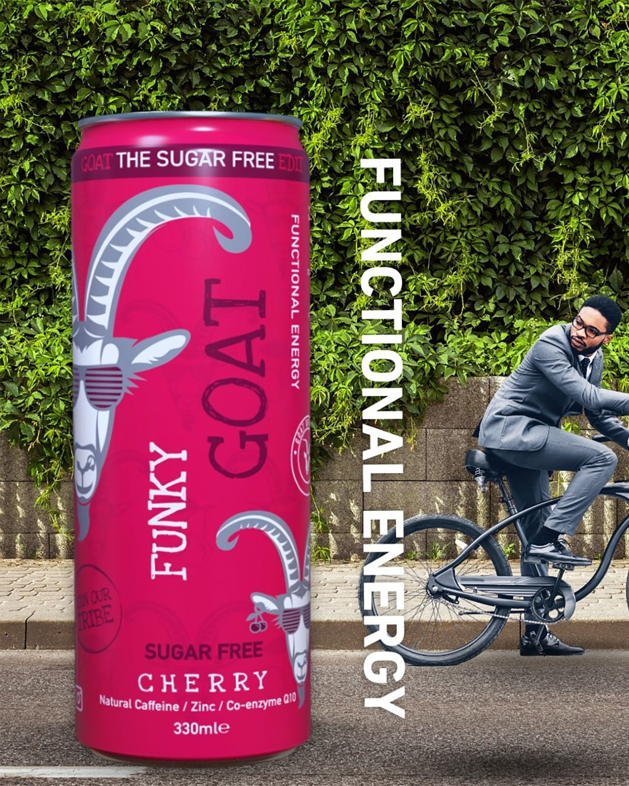 Funky Goat Sugar-Free Functional Energy Drink