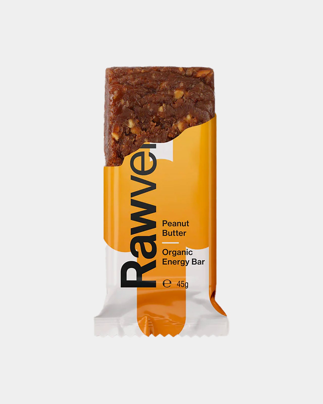 Rawvelo Peanut Butter Organic Energy Bar Unwrapped