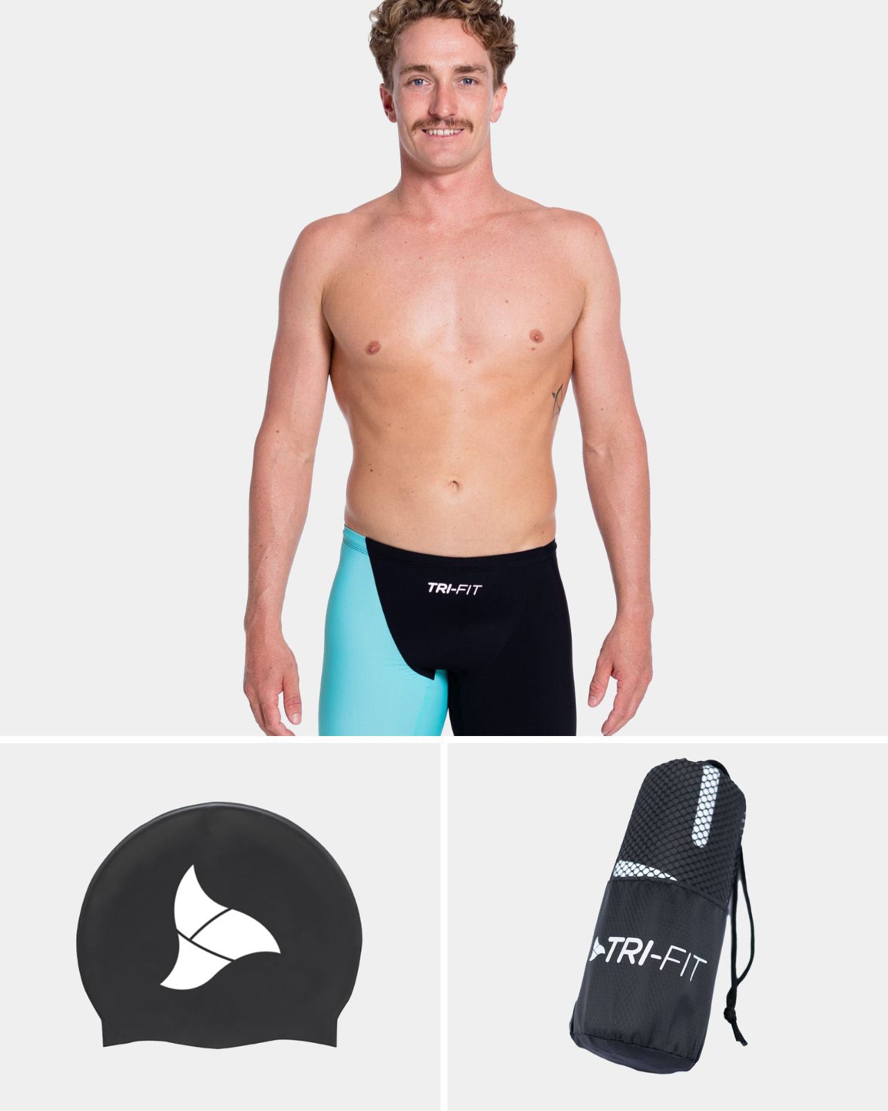 TRI-FIT RAPID Men's Jammer Swim Kit Bundle