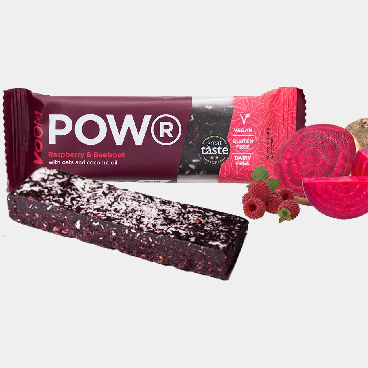 VOOM POW Energy Bar - Raspberry & Beetroot