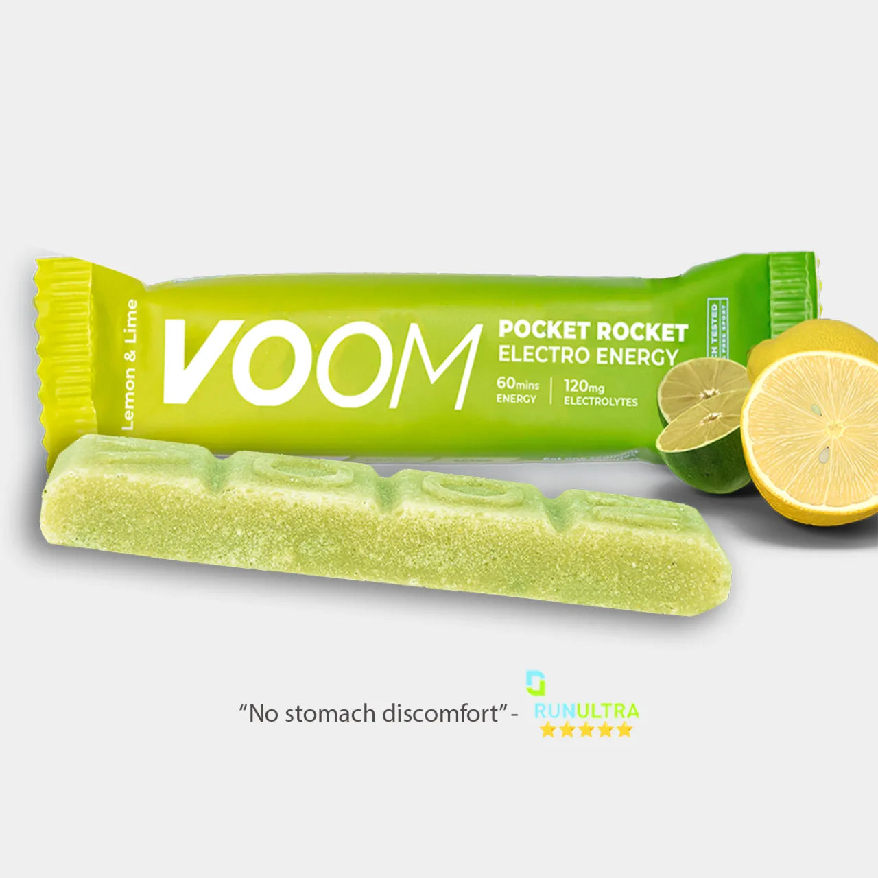 Voom Electro Energy Pocket Rocket Energy Bar - Lemon Lime