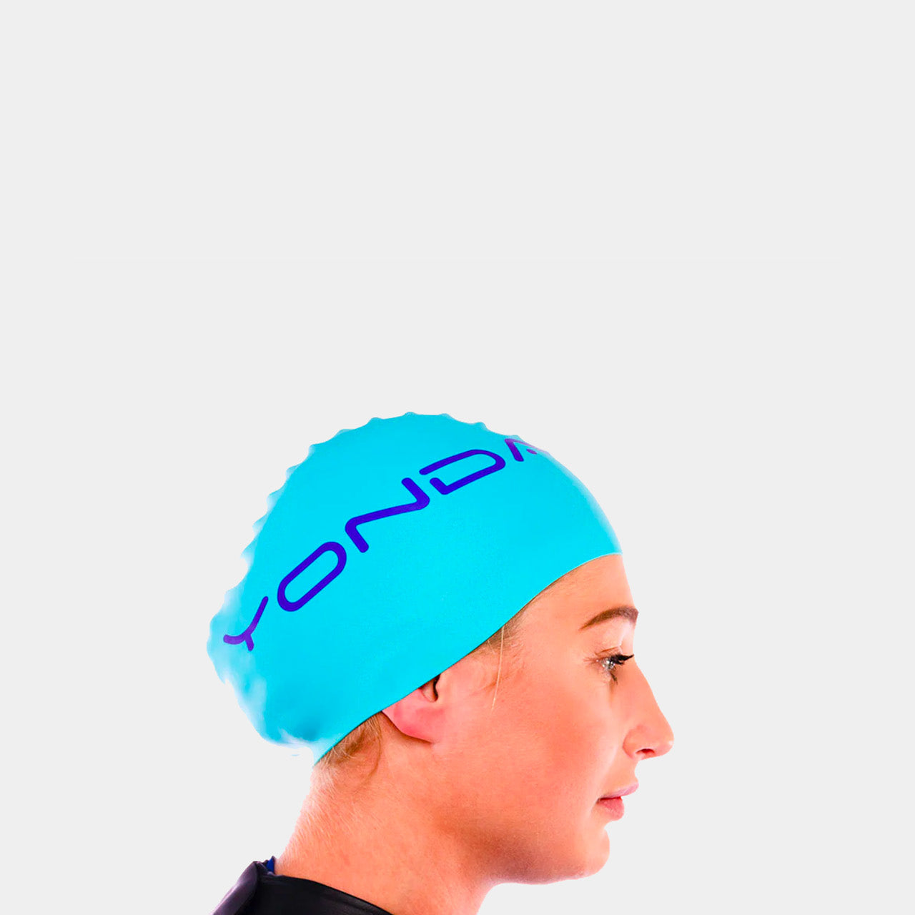 Yonda Silicone Swim Cap - Aqua