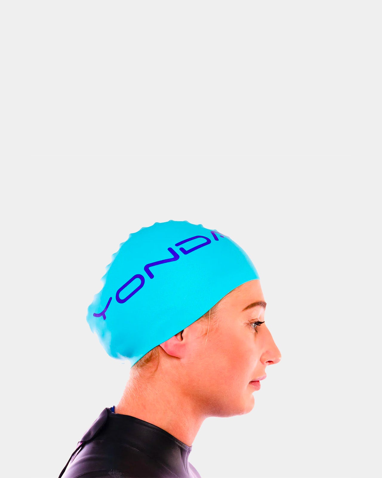 Yonda Silicone Swim Cap - Aqua