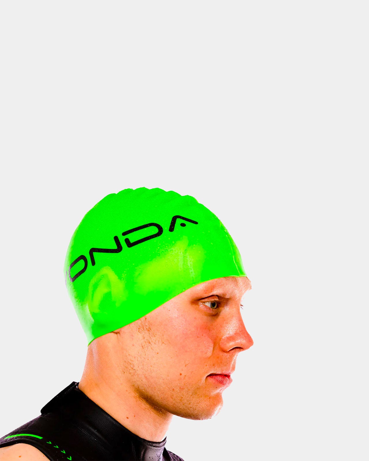 Yonda Silicone Swim Cap - Neon Green